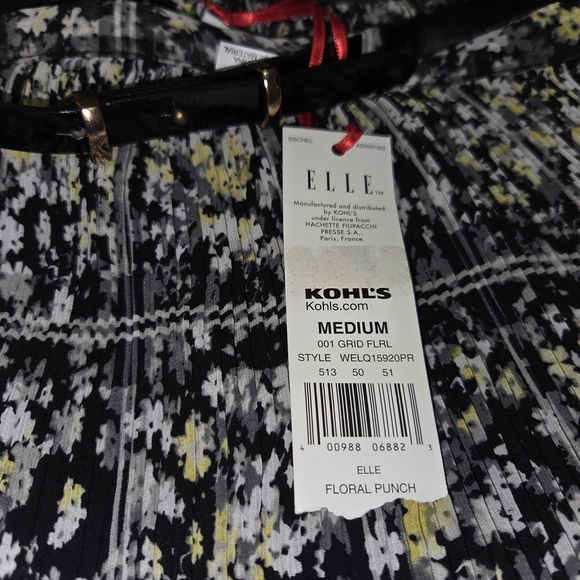 NWT ELLE™ Pleated Chiffon Skirt - Women's Size M - Picture 6 of 13